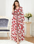 New Designed Evening Printed Dress For Women
